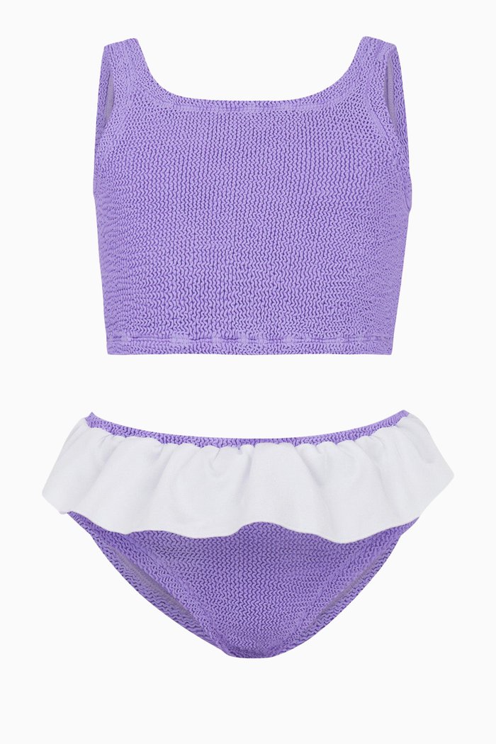 

Baby Olive Bikini Set in Nylon, Purple