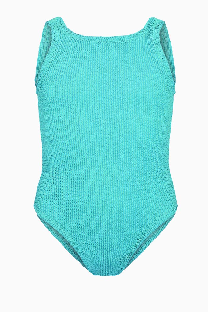

Kids Classic Swimsuit in The Original Crinkle, Blue