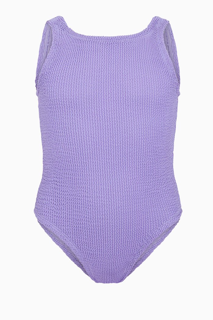 

Kids Classic Swimsuit in The Original Crinkle, Purple