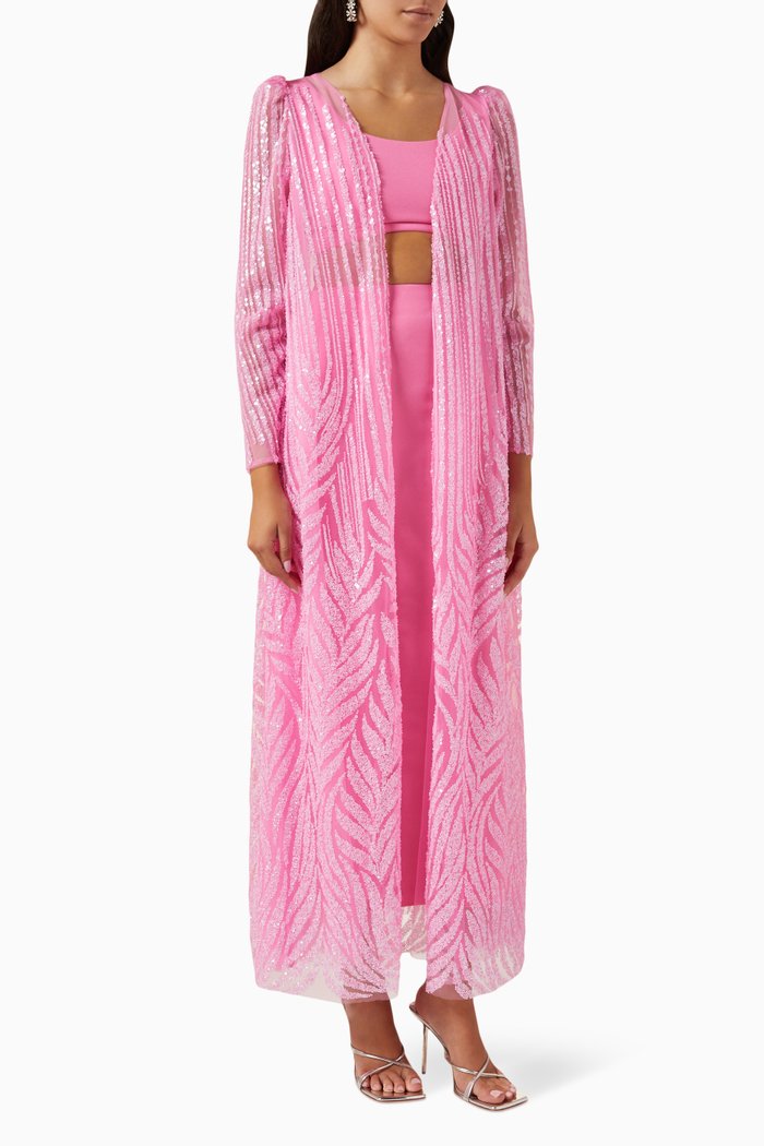 

Bianca 3-piece Kaftan Set, Pink