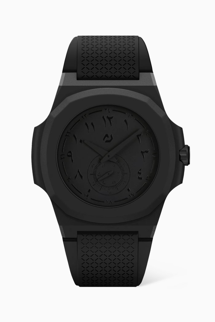 

Origen Twilight Miyota Rubber Watch, 40.5mm, Black