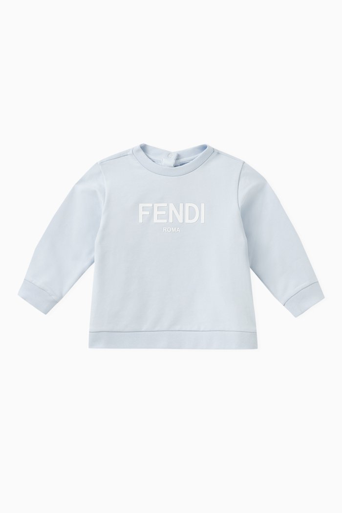 

Logo-print Sweatshirt in Cotton, Blue
