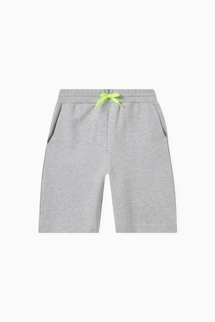

Logo Shorts in Cotton, Grey