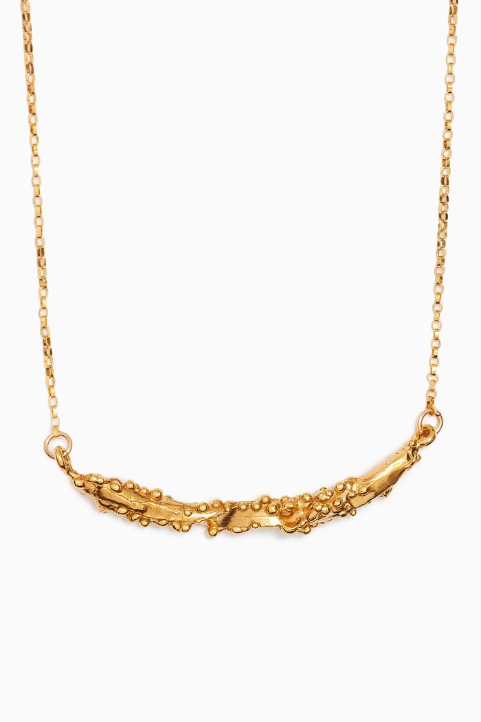 

The Bewitching Constellation Necklace in 24kt gold-plated bronze