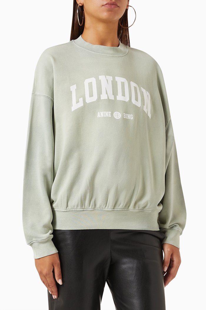 

London Jaci University Sweatshirt, Green