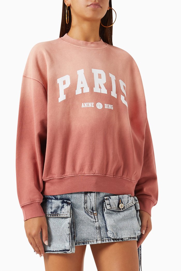 

Paris Jaci University Sweatshirt, Red