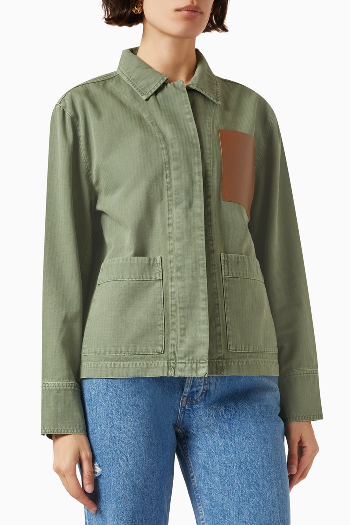 

Jake Jacket in Cotton-twill, Green