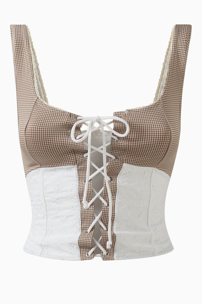 

x Sydney Sweeney Tankie Bikini Top, Multicolour