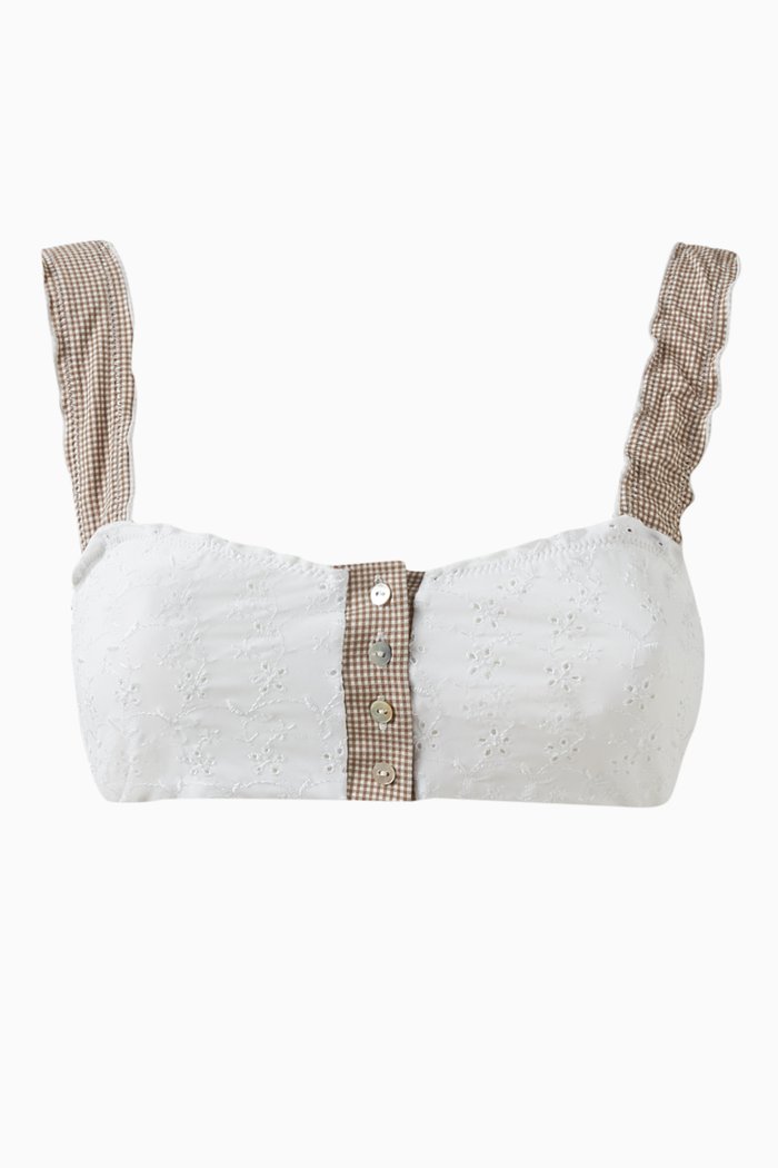 

x Sydney Sweeney Chiara Bikini Top, Multicolour