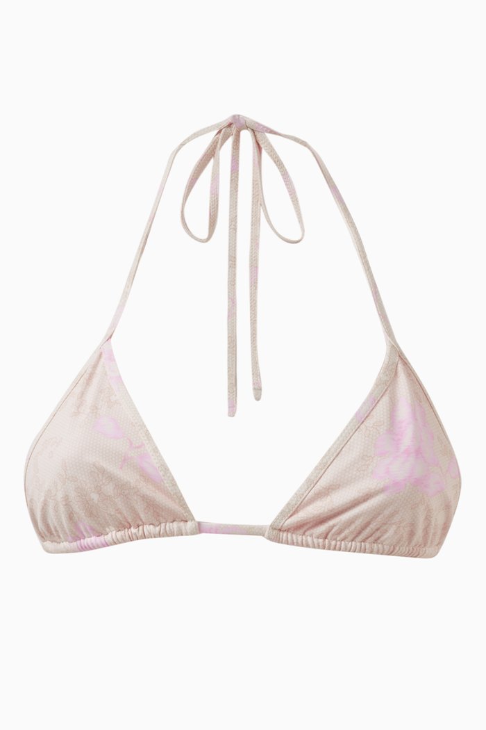 

x Pamela Anderson Zeus Bikini Top, White