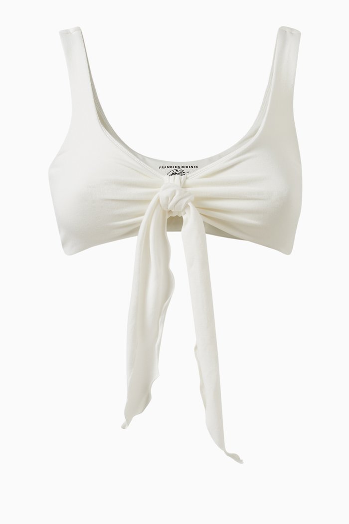 

x Pamela Anderson Gaia Bralette Bikini Top, White