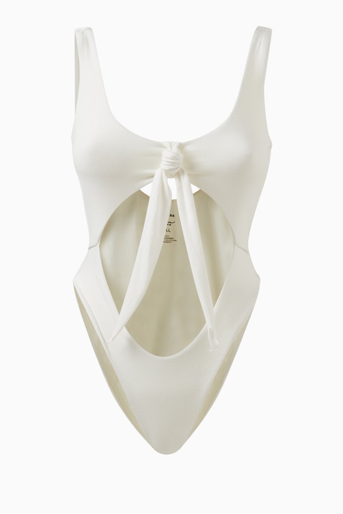 

Carbon One-piece Swimsuit, White