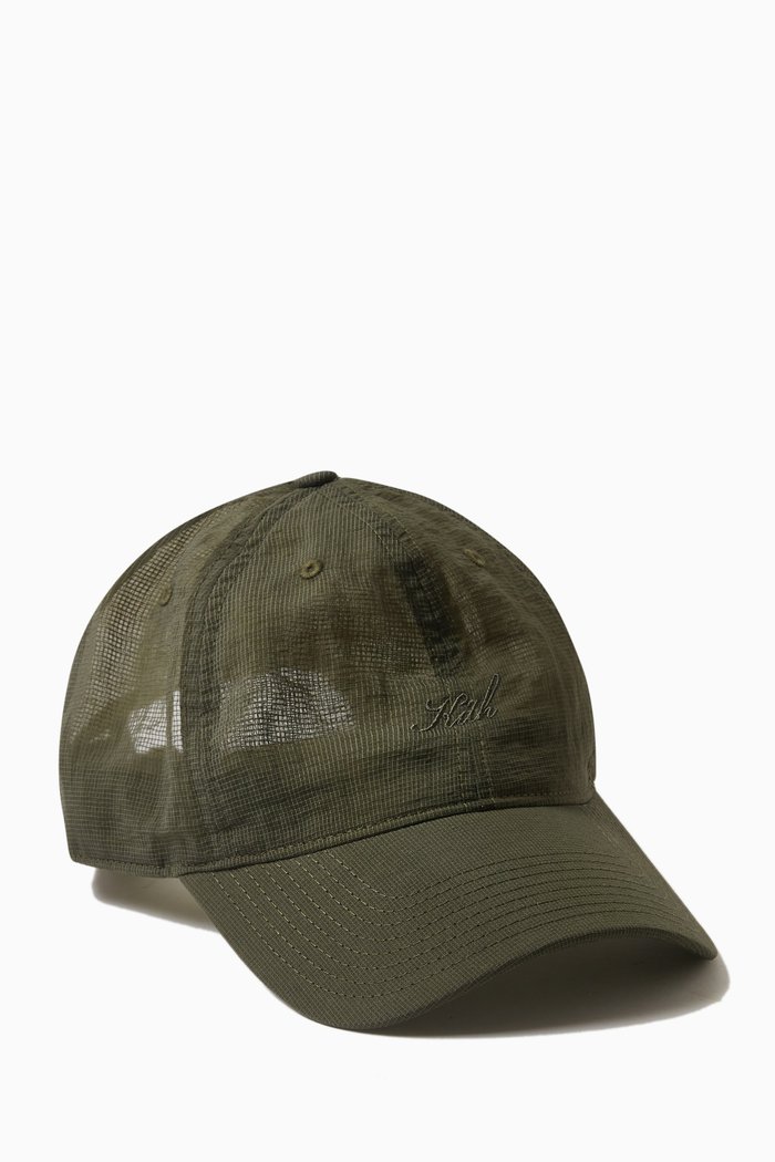 

Sheer Dad Hat in Mesh, Green