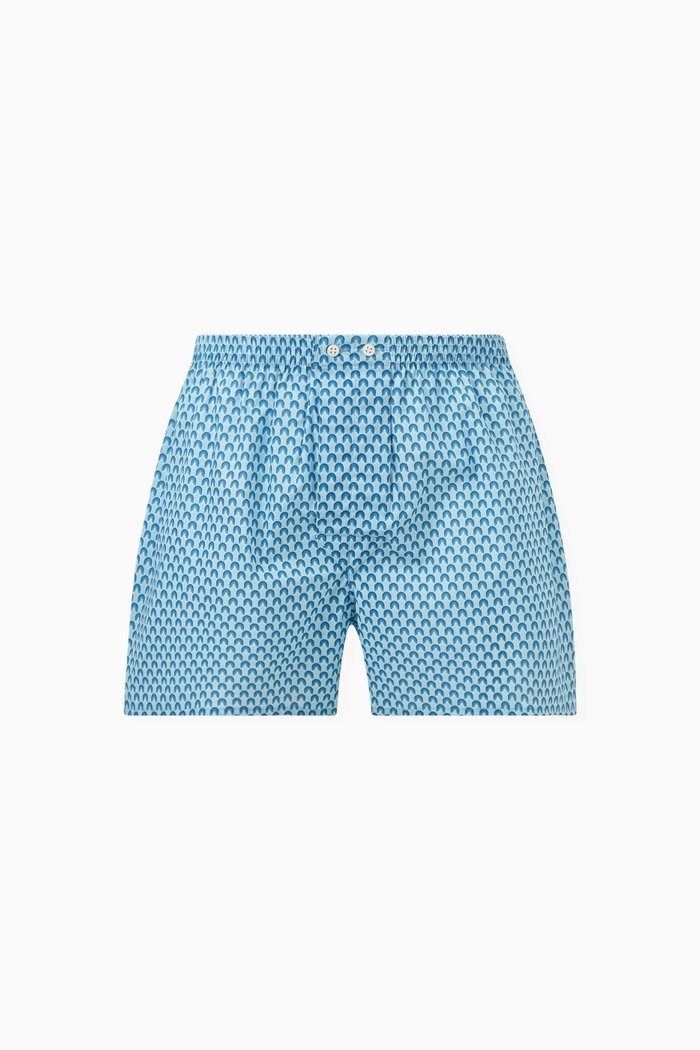

Ledbury Boxers in Cotton, Blue