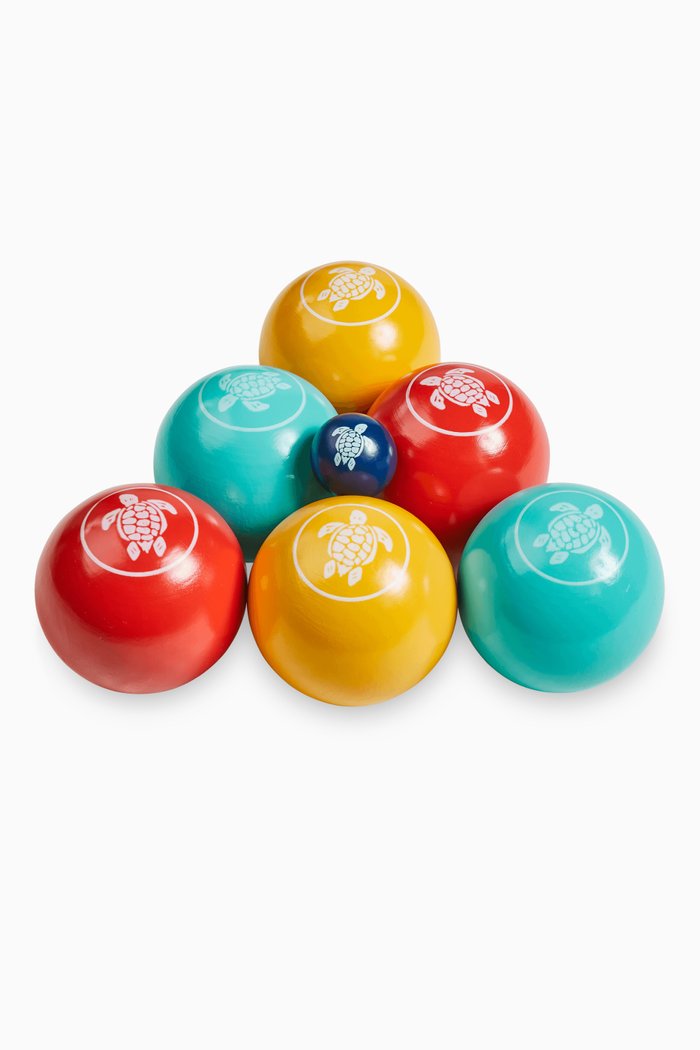 

Vbqroll Petanque Game Balls in Wood, Multicolour