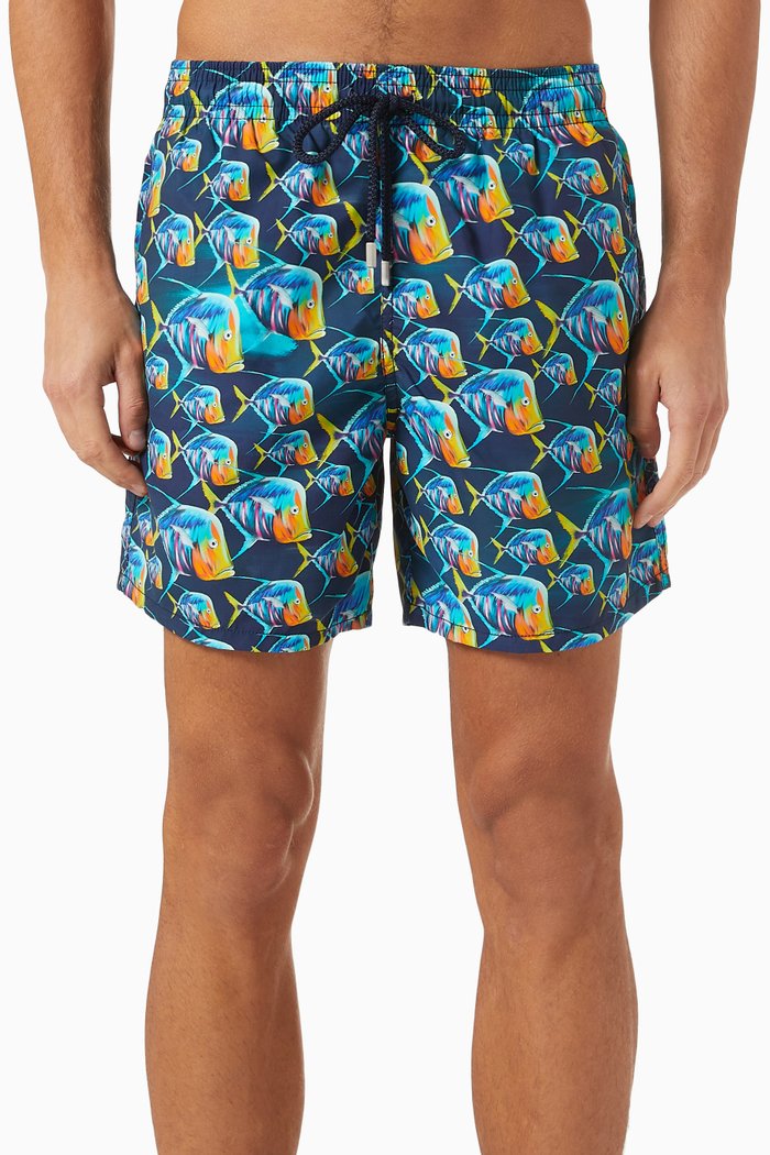 

Piranhas Swim Shorts in Polyamide, Blue