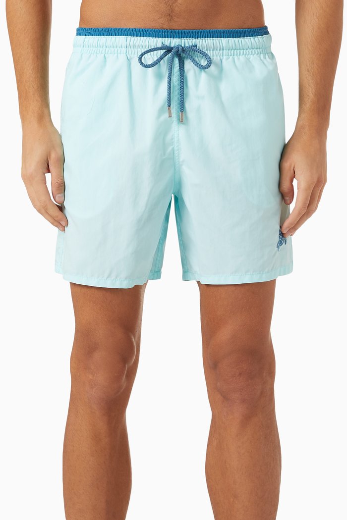 

Bicolor Swim Shorts in Polyamide, Blue