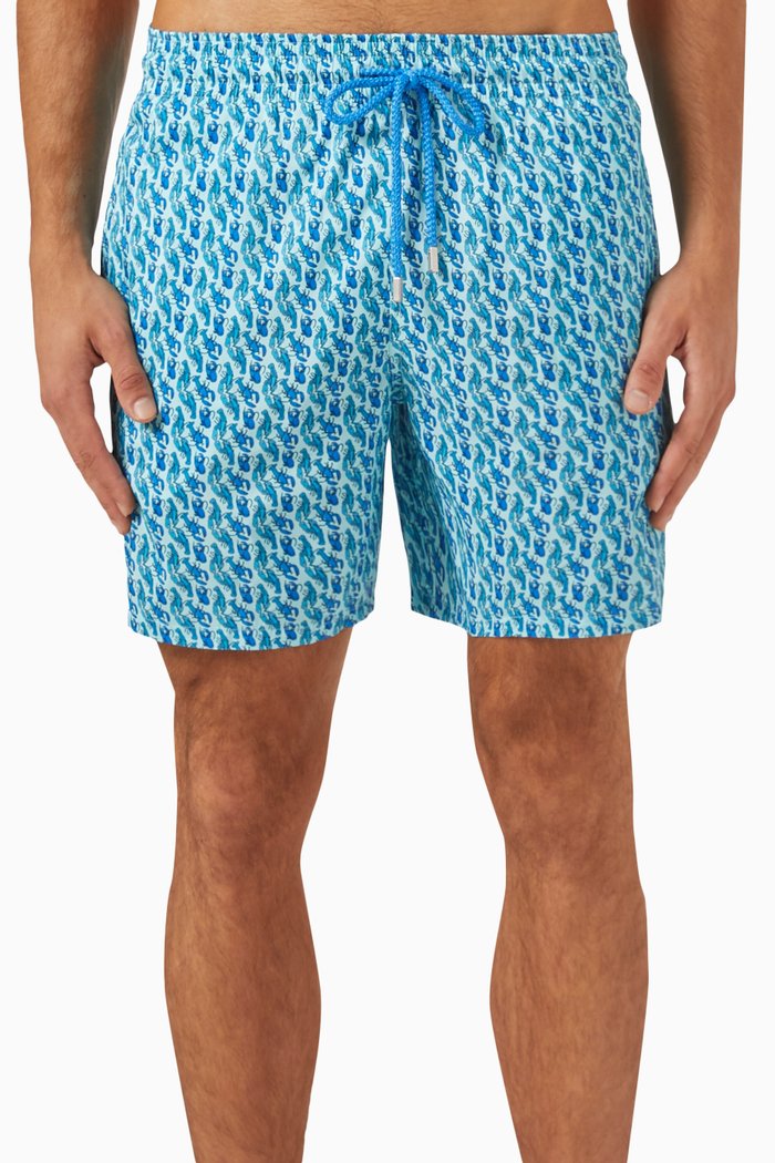 

Mahina Packable Swim Shorts, Blue