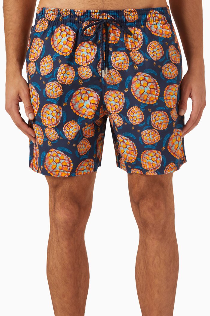 

Moorea Carapaces Swim Shorts in Econyl®, Blue