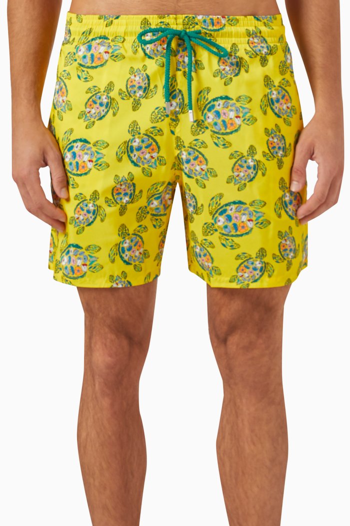 

Mahina Packable Swim Shorts, Yellow