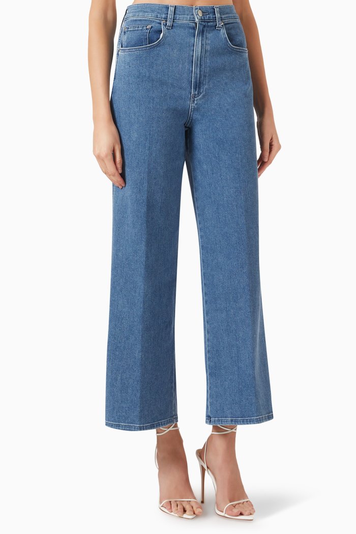 

Juliette Wide-leg Jeans in Denim, Blue