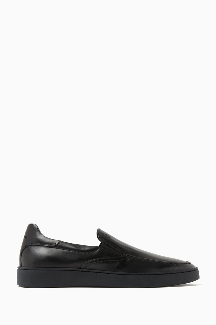 

Cloud Loafers in Calfskin Leather, Black