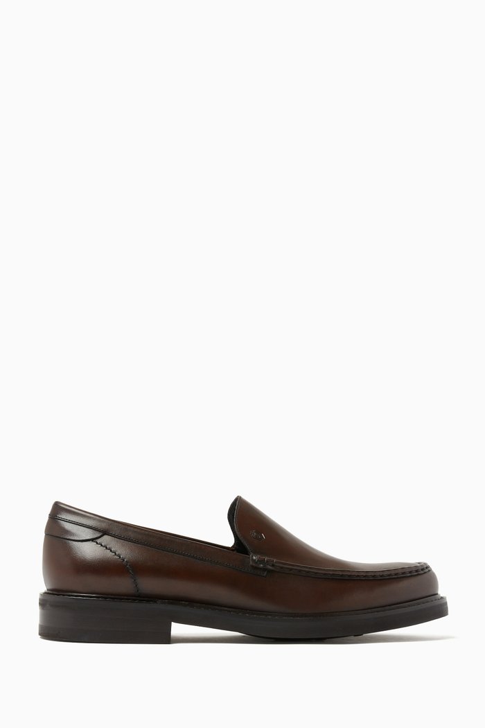 

Urban Loafers in Calfskin Leather, Brown