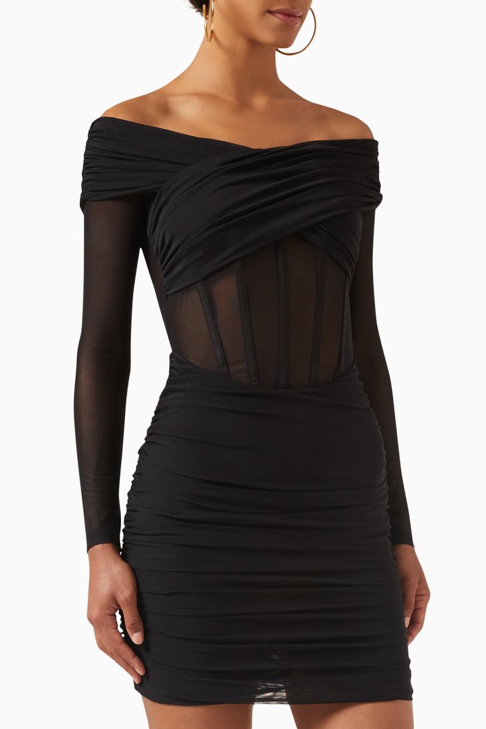 

Mae Mini Dress, Black