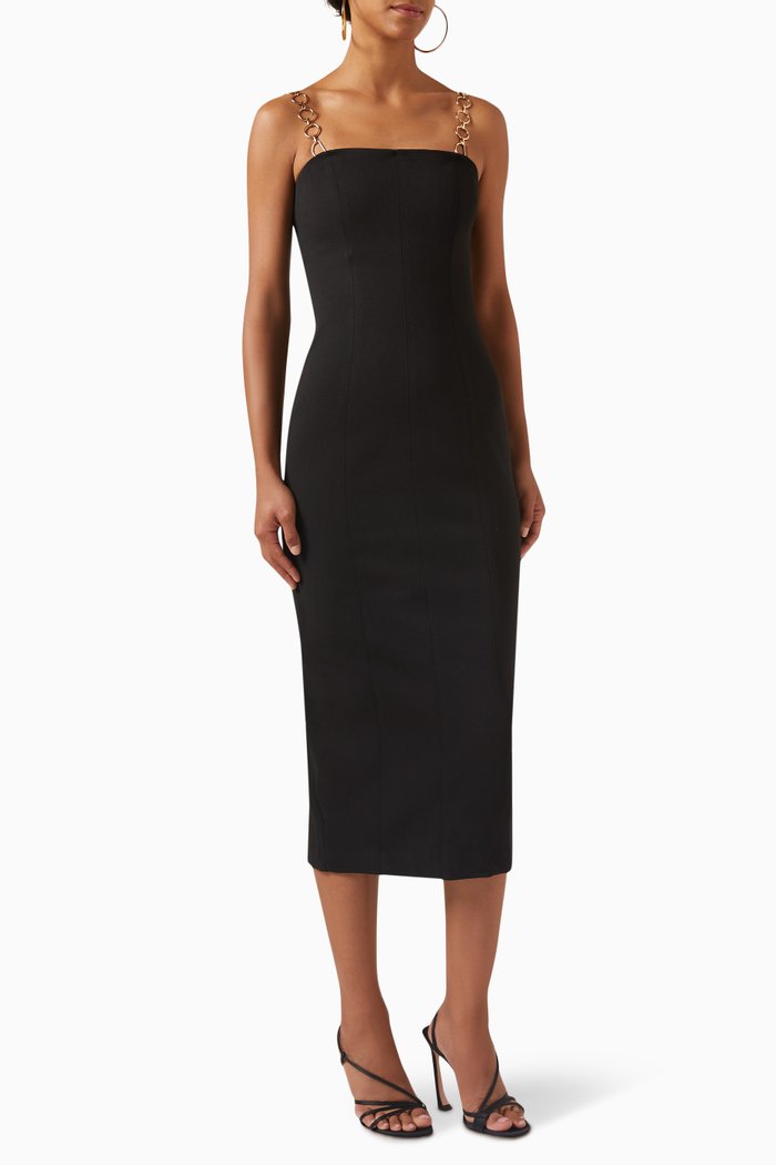 

Talina Midi Dress, Black