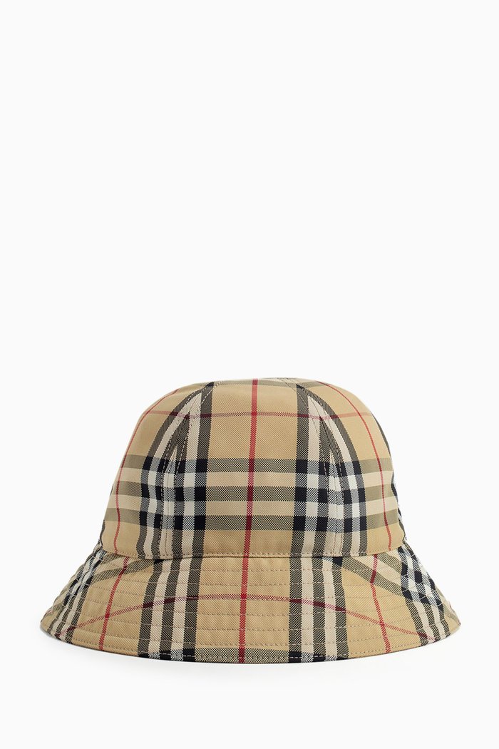 

Bucket Hat in Vintage Check, Neutral