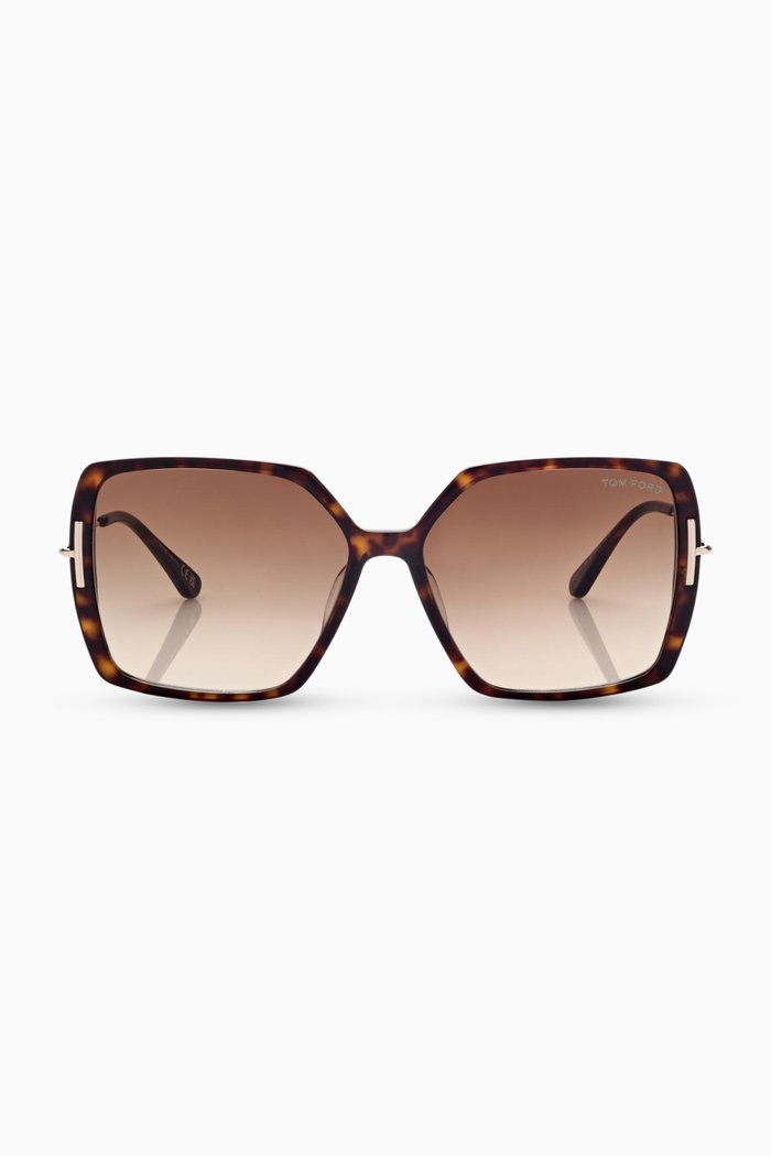 

Square Sunglasses in Havana Acetate, Brown