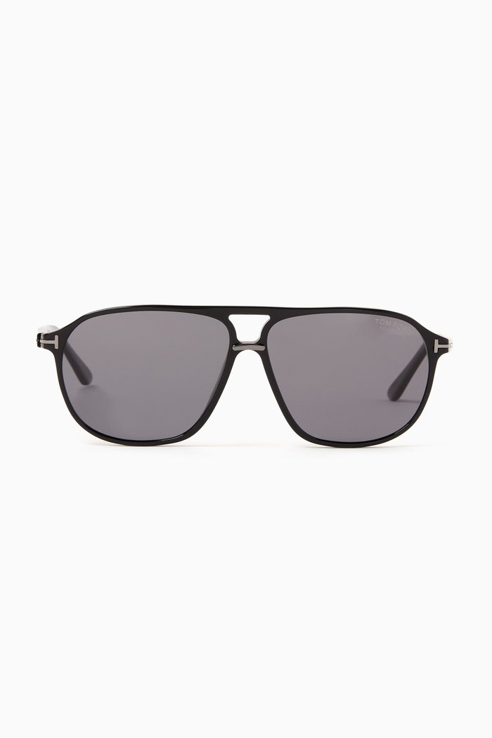 

Panthos Sunglasses in Acetate, Black