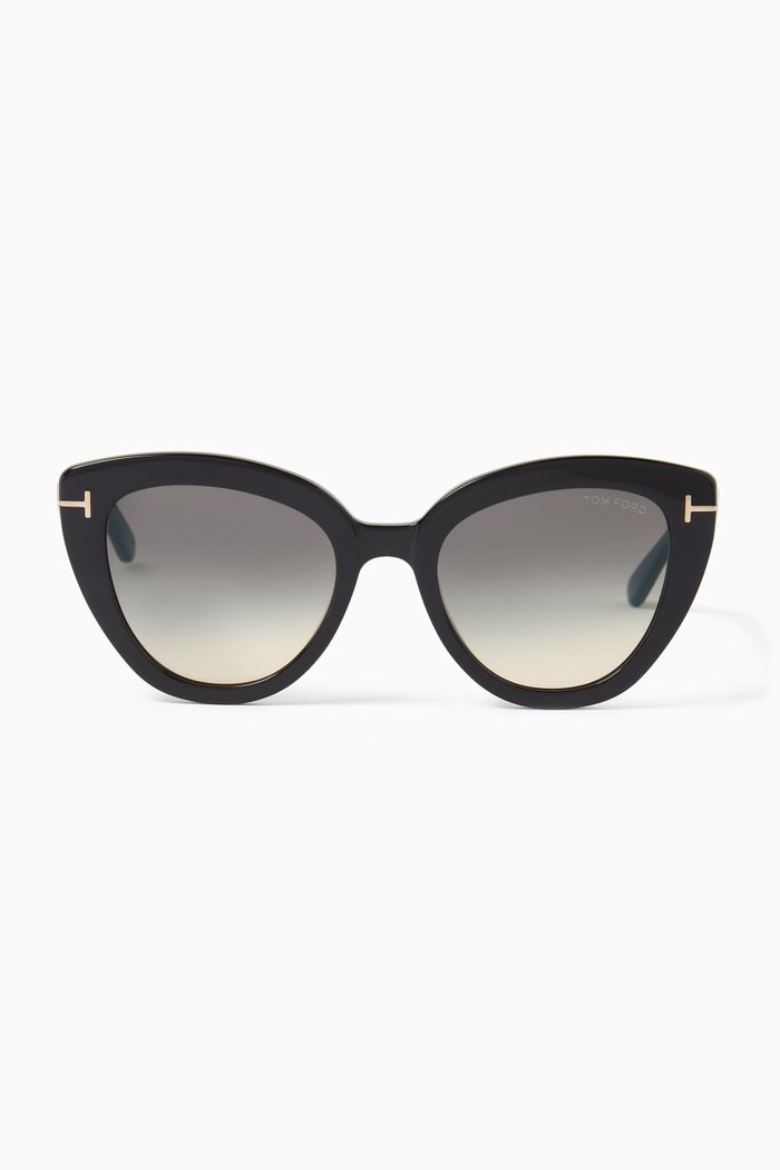 Izzi Sunglasses in Acetate, Black