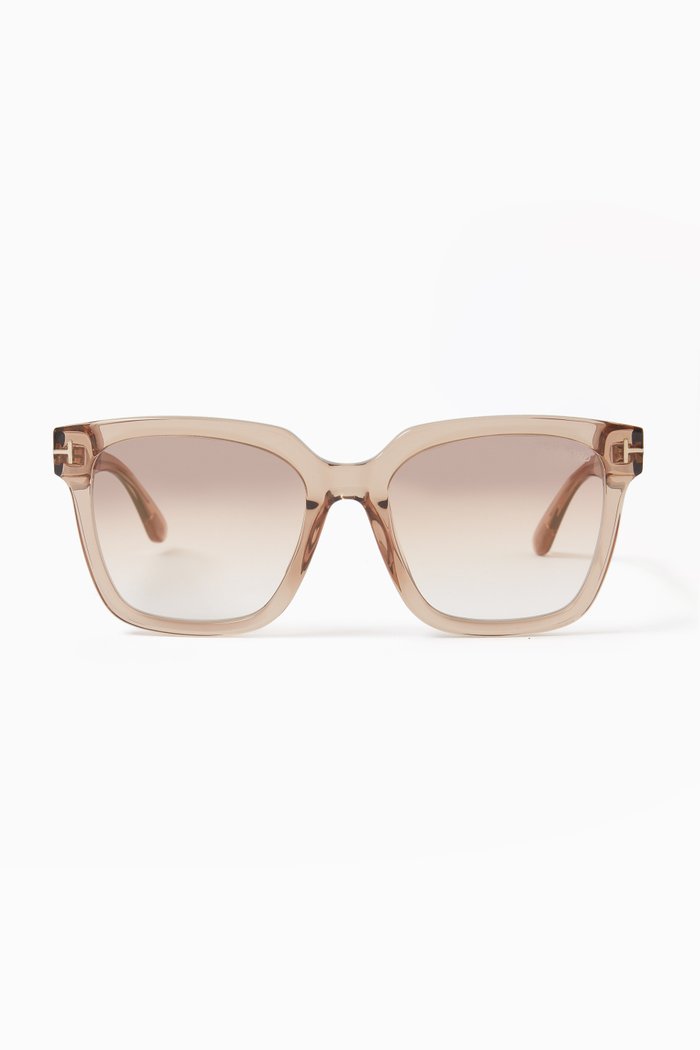 Selby Sunglasses in Acetate, Brown