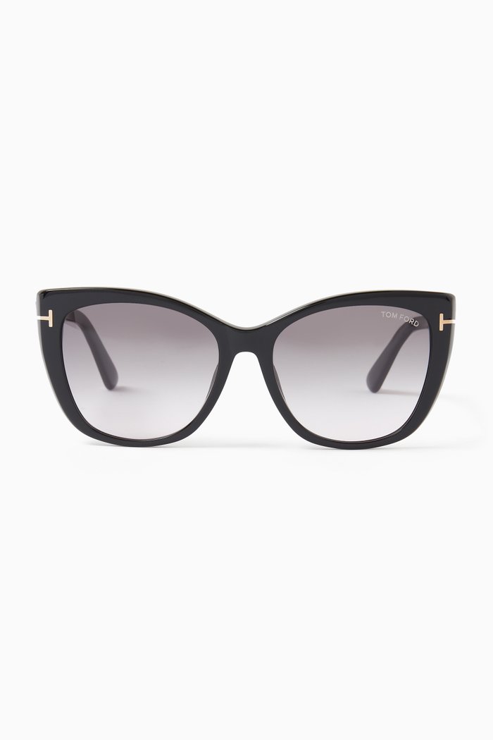 Nora Sunglasses in Acetate, Black