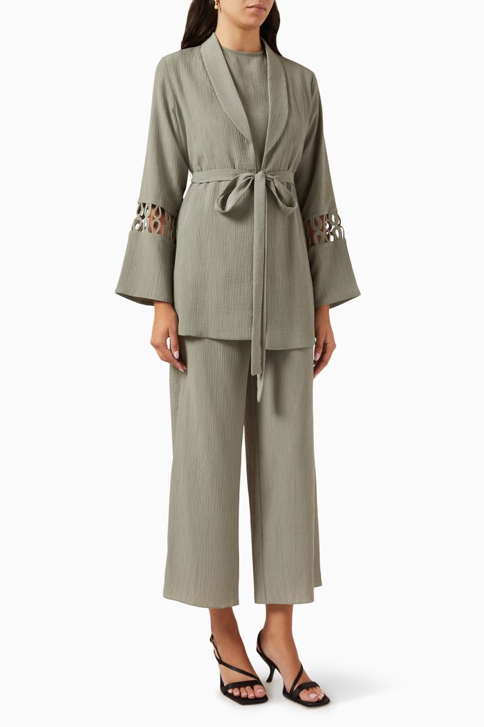 

Quinn Kimono Set, Green