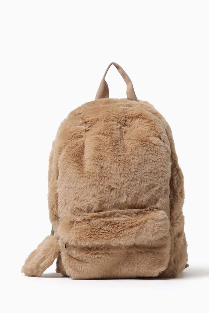 

Il Gufo Backpack in Fur, Neutral