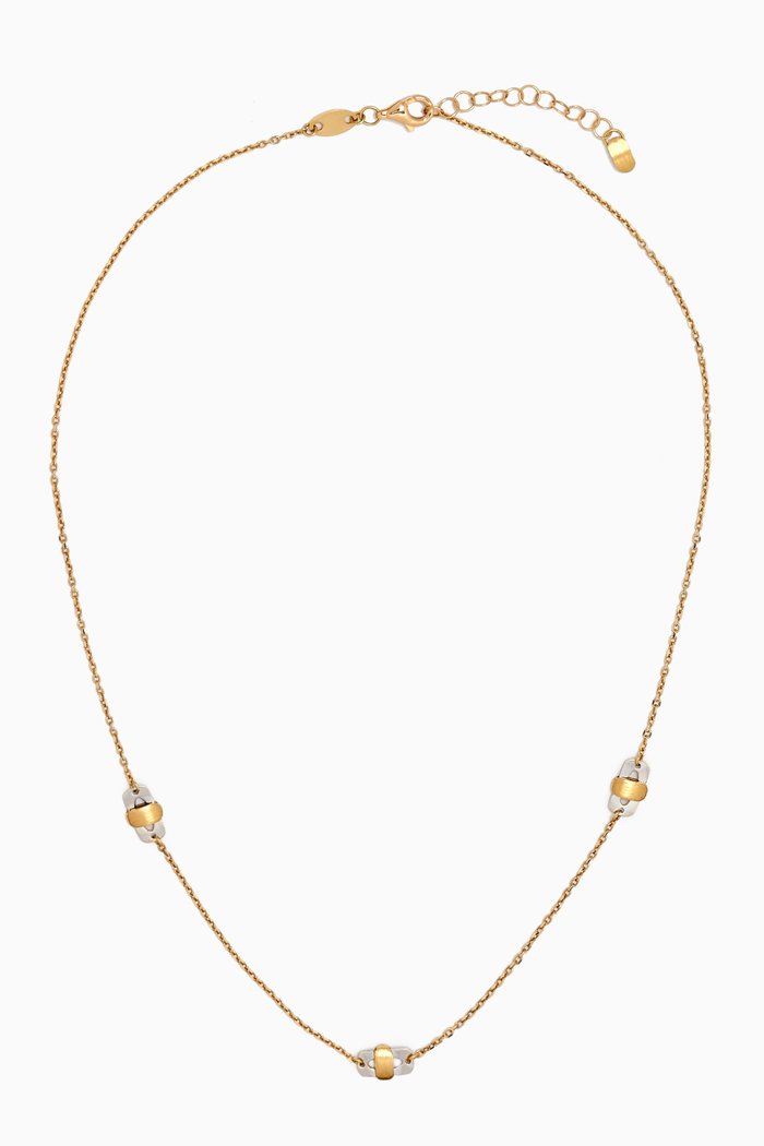 

Moda Geometrica Necklace in 18kt Gold, Multicolour