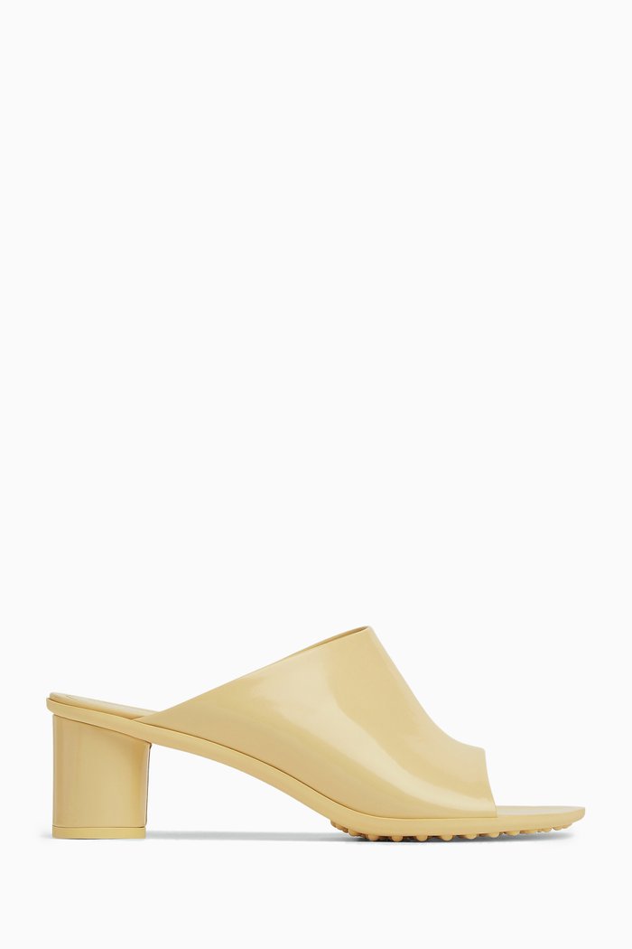 

Atomic 50 Mule Sandals in Smooth Leather, Neutral