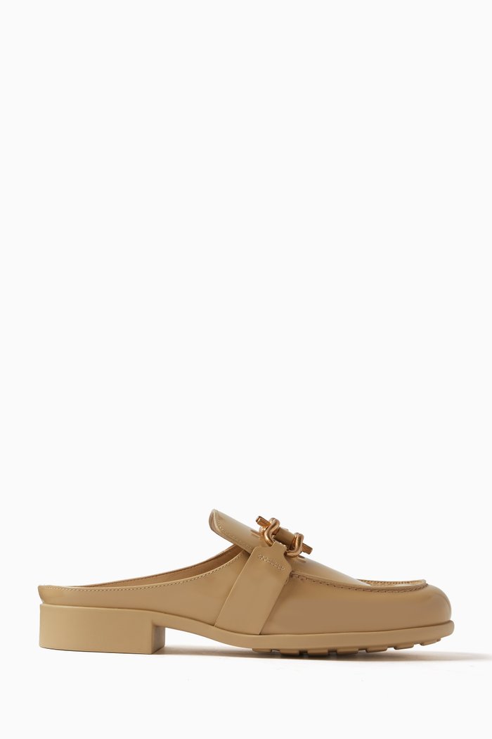 

Monsieur Loafers in Glossy Leather, Neutral