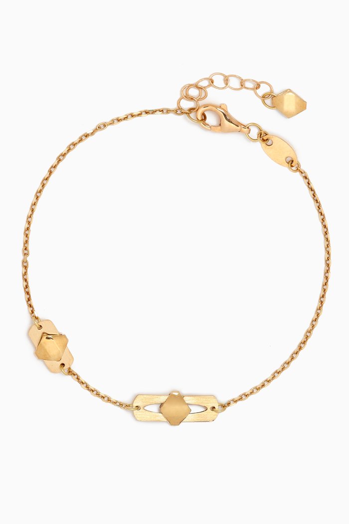

Moda Geometrica Bracelet in 18kt Gold, Yellow