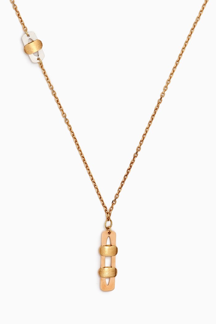 

Moda Geometrica Necklace in 18kt Gold, Multicolour
