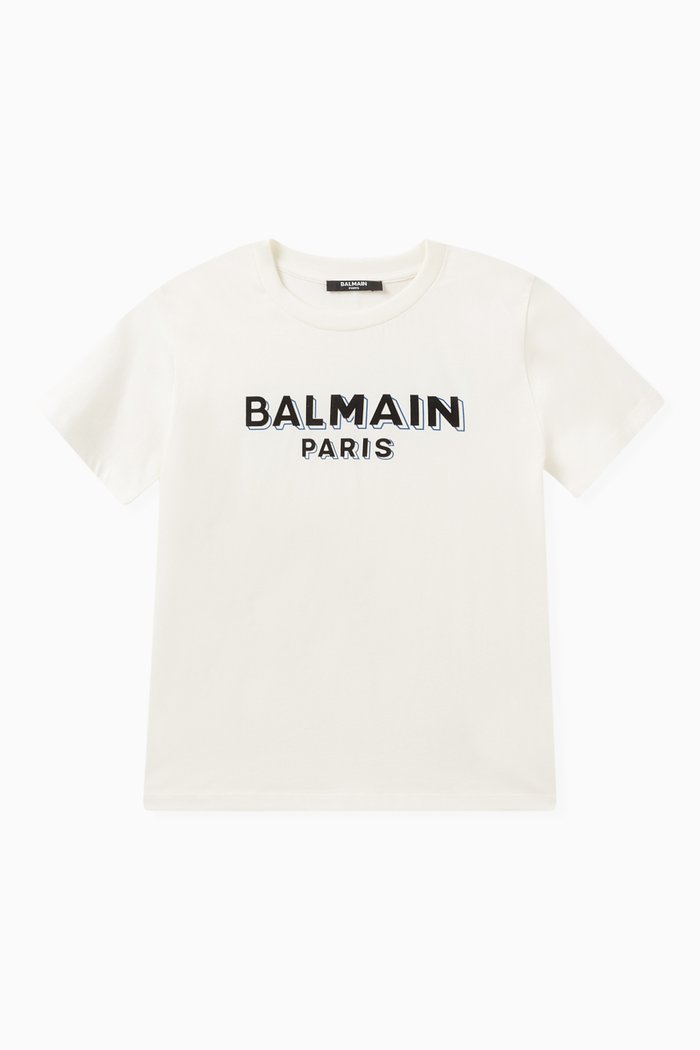 

Velvet Logo T-shirt in Cotton, White