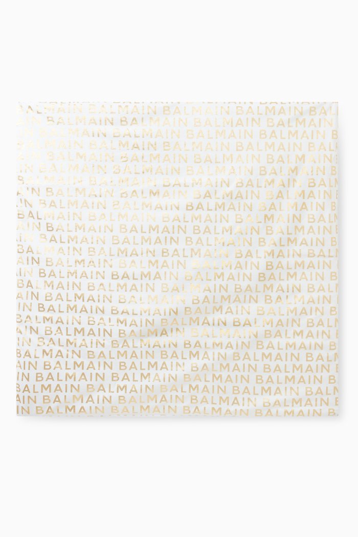 

Logo Blanket in Cotton, White
