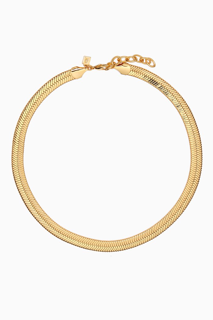 

Mighty Medusa Necklace in 18kt Gold-plated Brass