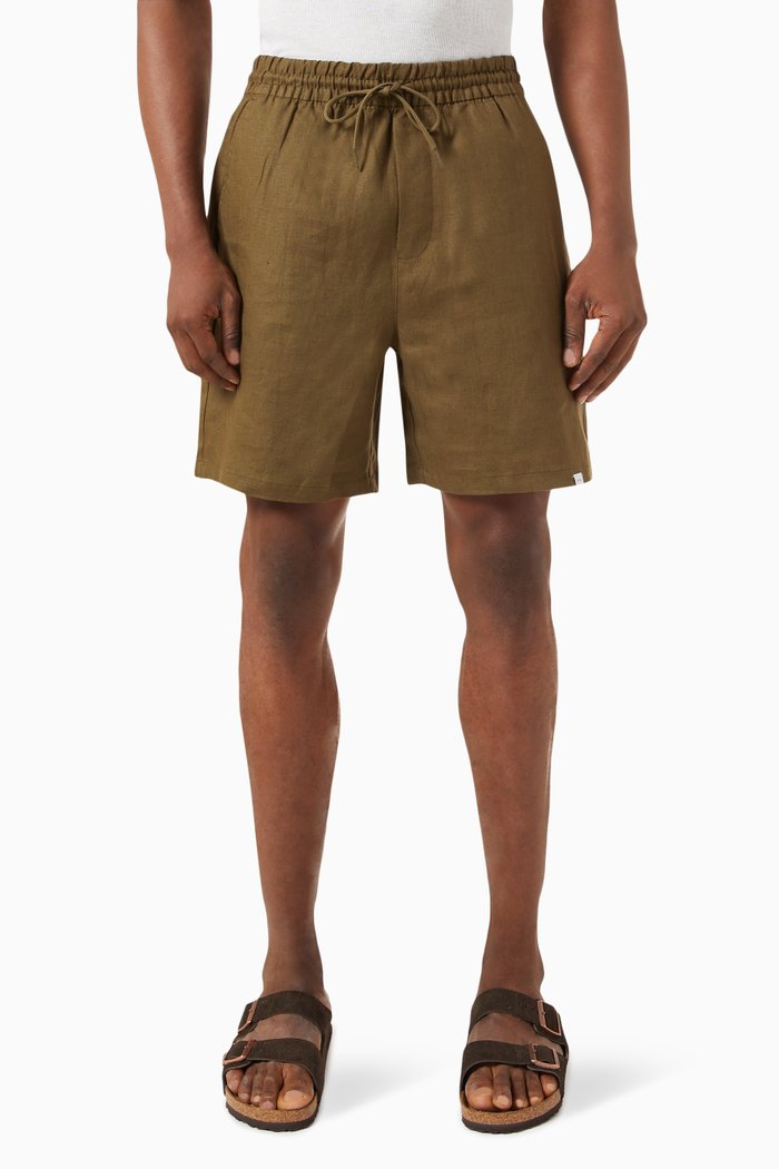 

Otto Shorts in Linen, Green