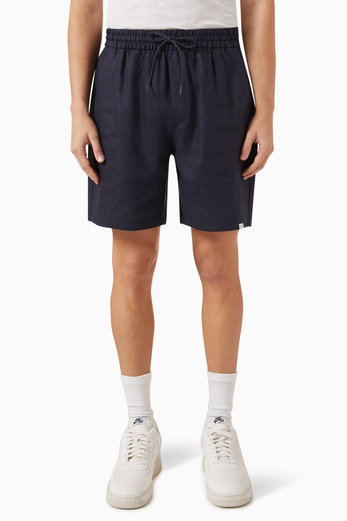 

Otto Shorts in Linen, Blue