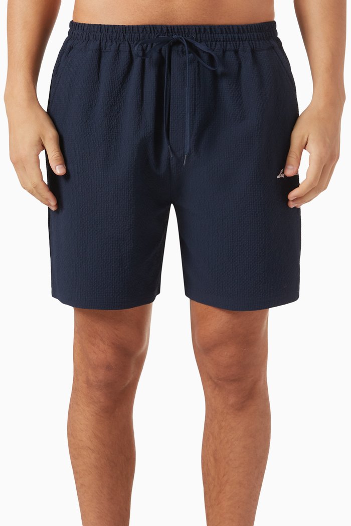 

Stan Swim Shorts in Seersucker, Blue
