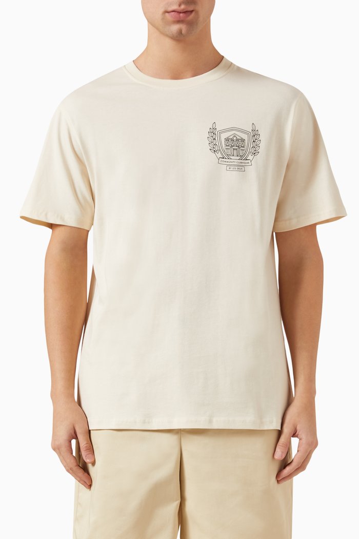 

Clubbers T-shirt in Organic Cotton, White