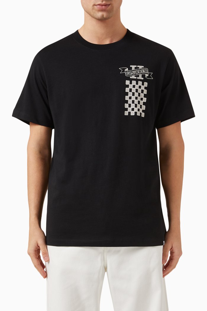 

Clubbers T-shirt in Organic Cotton-jersey, Black
